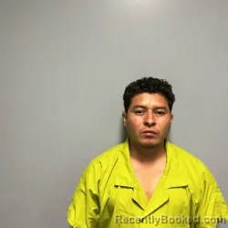 Mugshot of Limber Joel Garcia Manueles booked in Roanoke County, Virginia on September 17, 2026