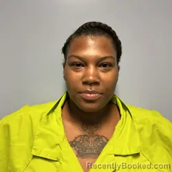 Mugshot of Treasure Gaynell Arrington booked in Roanoke County, Virginia on September 21, 2026