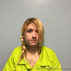 Mugshot of Aleczandria Michelle Workman booked in Roanoke County, Virginia on October 25, 2026