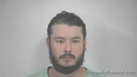 Mugshot of Hunter Jacob Carr booked in Rockbridge County, Virginia on October 12, 2026