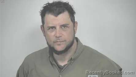 Mugshot of Matthew Jason Biggs booked in Rockbridge County, Virginia on October 14, 2026