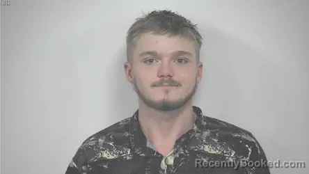 Mugshot of Tyler Lee Powell booked in Rockbridge County, Virginia on October 1, 2026