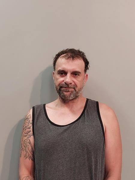 Mugshot of Adam Lee Evans booked in Russell County, Virginia on July 15, 2026