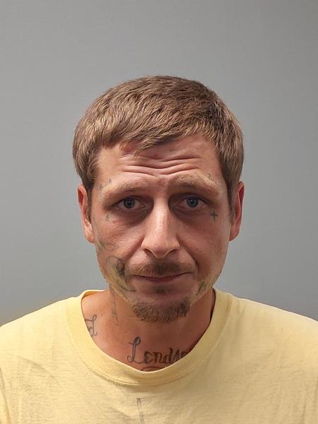 Mugshot of Dustin William Hughes booked in Russell County, Virginia on July 15, 2026