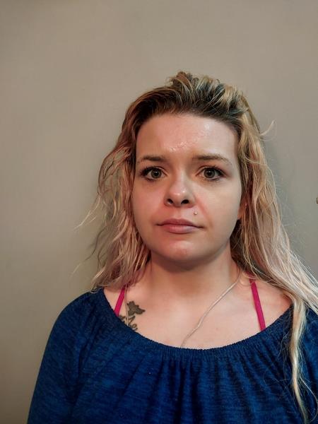 Mugshot of Hannah Cox booked in Russell County, Virginia on April 22, 2026