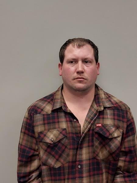 Mugshot of Jason Cory Blankenship booked in Russell County, Virginia on March 27, 2026