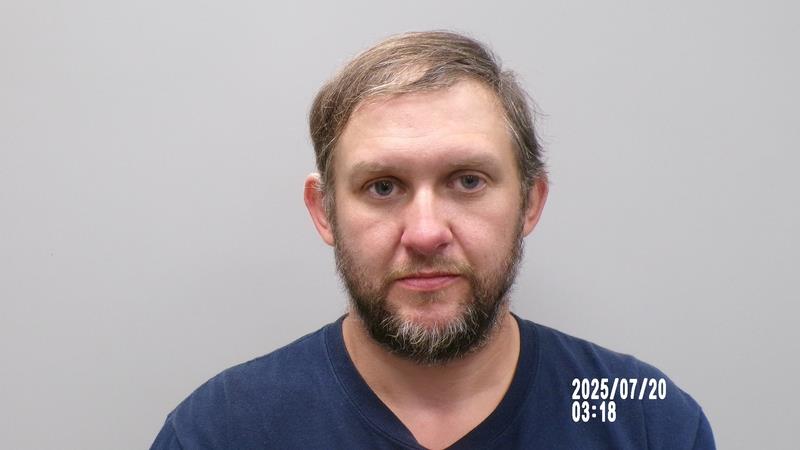 Mugshot of Jonathan Adam Graybeal booked in Russell County, Virginia on April 22, 2026