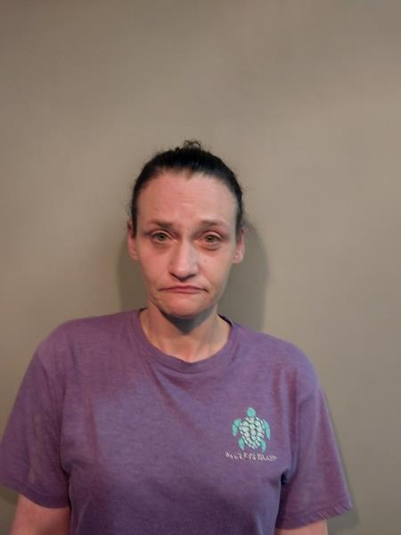 Mugshot of Kimberly Denise Adams booked in Russell County, Virginia on March 10, 2026