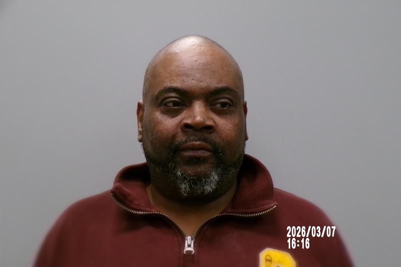 Mugshot of Kenneth Thomas booked in Russell County, Virginia on March 7, 2026