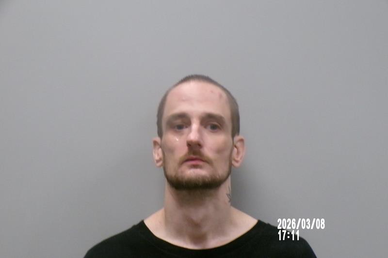 Mugshot of Patrick Russell Shaw booked in Russell County, Virginia on March 8, 2026