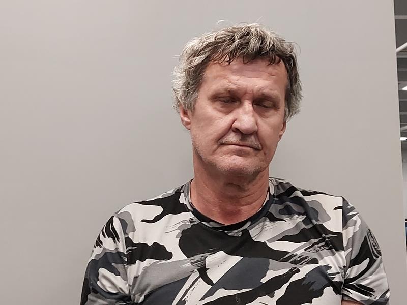 Mugshot of Ronnie Dean Adkins booked in Russell County, Virginia on April 18, 2026