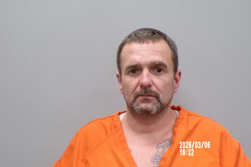 Mugshot of Terry Raney booked in Russell County, Virginia on March 6, 2026