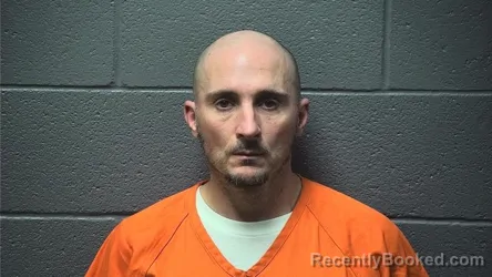 Mugshot of ADAM MICHAEL RITENOUR booked in Shenandoah County, Virginia on August 4, 2026