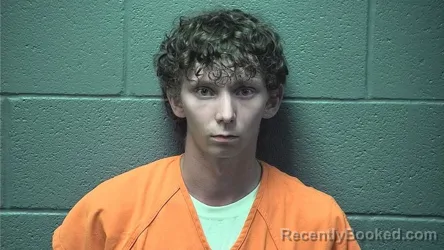 Mugshot of Cole David Boucher booked in Shenandoah County, Virginia on August 8, 2026