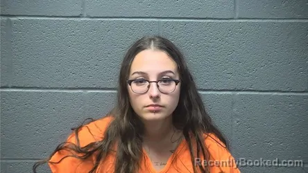 Mugshot of Ellianna Maria Moore booked in Shenandoah County, Virginia on September 5, 2026