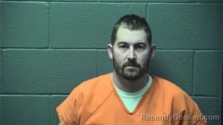Mugshot of Justin David Grubb booked in Shenandoah County, Virginia on October 15, 2026
