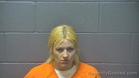 Mugshot of KATELYNN MARIE ANDREWS booked in Shenandoah County, Virginia on April 8, 2026