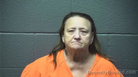 Mugshot of LINDA SUE LAMBERT booked in Shenandoah County, Virginia on April 28, 2026