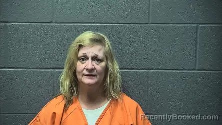 Mugshot of Rhoda Lynn Artz booked in Shenandoah County, Virginia on October 7, 2026
