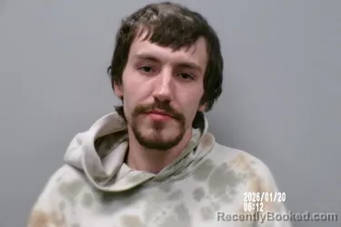 Mugshot of Brandon Lee Booher booked in Smyth County, Virginia on March 12, 2026