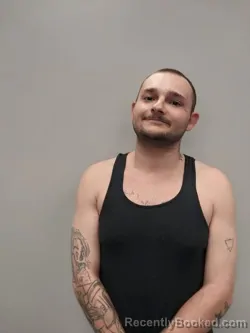 Mugshot of David Brandon Burke booked in Smyth County, Virginia on March 28, 2026