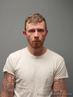 Mugshot of Justin Eric Cantrell booked in Smyth County, Virginia on March 27, 2026