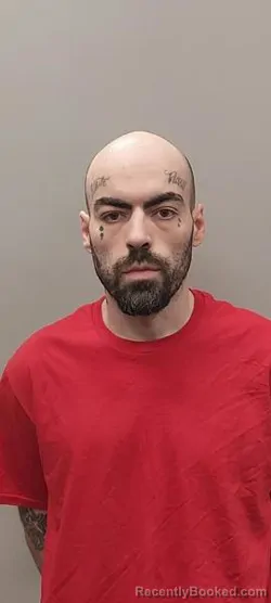 Mugshot of Justin Clyde Hughes booked in Smyth County, Virginia on March 31, 2026