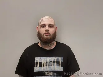 Mugshot of Jessee William McGhee booked in Smyth County, Virginia on March 26, 2026