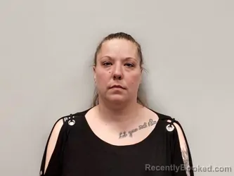 Mugshot of Kimbery Lee Perkins booked in Smyth County, Virginia on March 31, 2026