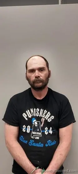 Mugshot of Ricky James White booked in Smyth County, Virginia on March 19, 2026