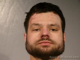 Mugshot of Travis Aaron Dotson booked in Smyth County, Virginia on April 22, 2026