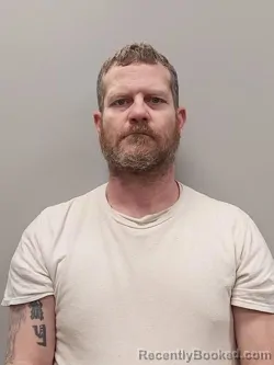 Mugshot of Travis Eugene Glover booked in Smyth County, Virginia on March 11, 2026