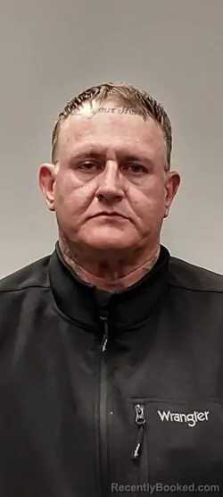 Mugshot of Travis Scott Patrick booked in Smyth County, Virginia on March 20, 2026