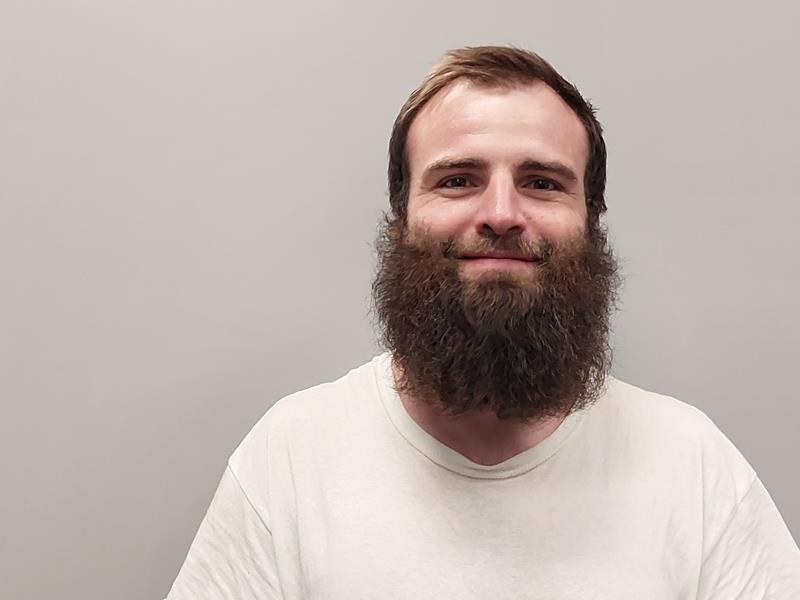 Mugshot of Jacob Sheldon Adams booked in Tazewell County, Virginia on April 22, 2026