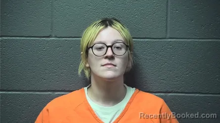 Mugshot of KATELYNN MArie ANDREWS booked in Warren County, Virginia on June 19, 2026
