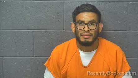 Mugshot of Rony Mejia Lancerio booked in Warren County, Virginia on September 13, 2026