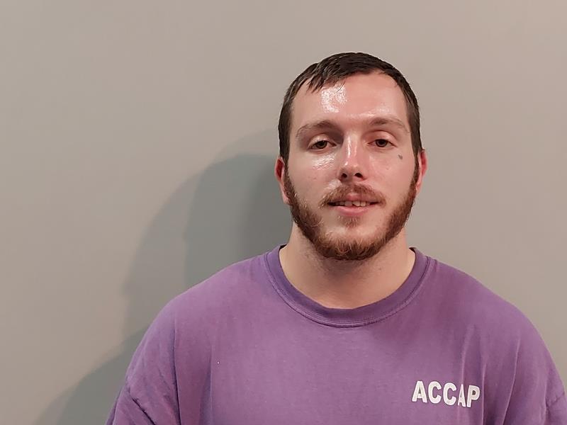 Mugshot of Benjamin Jacob Frazier booked in Washington County, Virginia on August 7, 2026