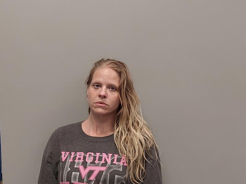 Mugshot of Brittani Allana Mellons booked in Washington County, Virginia on June 23, 2026