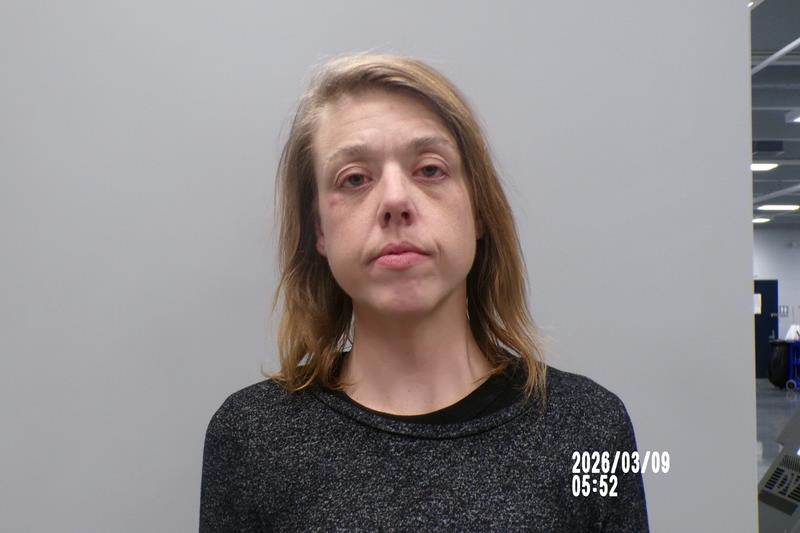 Mugshot of Jessica Danielle Anderson booked in Washington County, Virginia on March 9, 2026