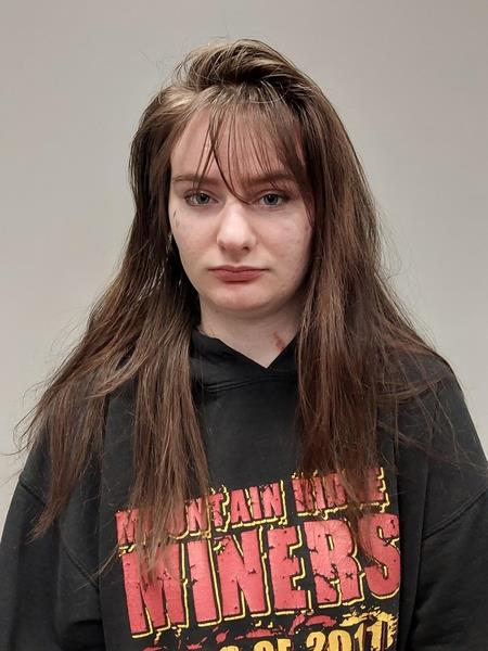 Mugshot of Jaslyn Lee Hardy booked in Washington County, Virginia on March 9, 2026