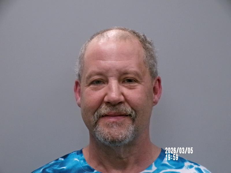 Mugshot of Robert Carl McGhee booked in Washington County, Virginia on March 5, 2026