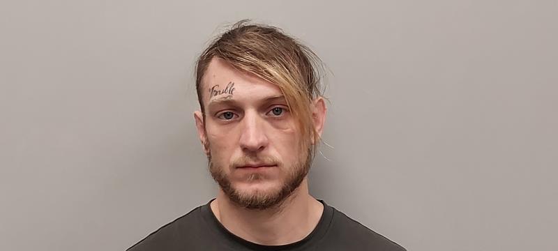 Mugshot of Dustin Matthew Bradley booked in Wise County, Virginia on April 27, 2026