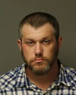 Mugshot of Travis Michael Anderson booked in Wythe County, Virginia on September 24, 2026