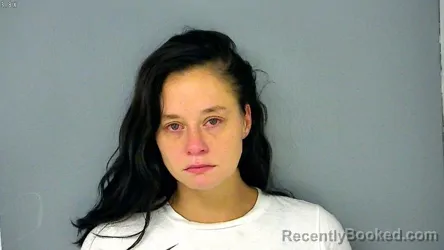 Mugshot of Danielle Anna-Marie Adkins booked in York County, Virginia on August 12, 2026