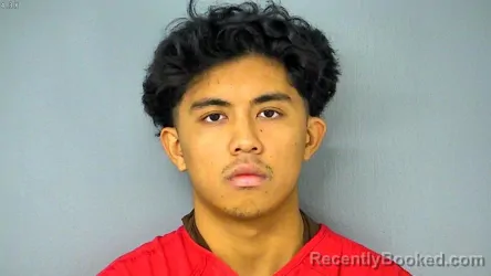 Mugshot of Jared Archimedes Deocampo Josef booked in York County, Virginia on October 8, 2026