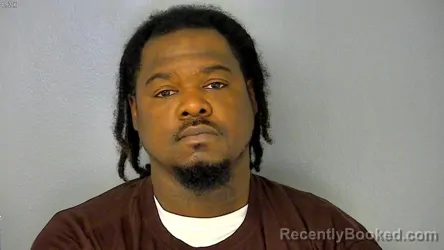 Mugshot of Terrence Antonio Harvey booked in York County, Virginia on October 21, 2026