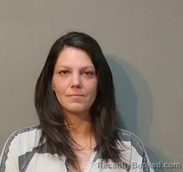 Mugshot of SARAH ELIZABETH GAIL MCBRIDE booked in Franklin County, Texas on July 31, 2026