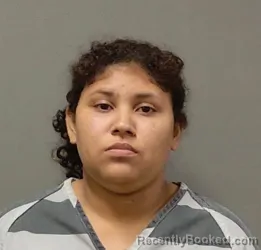 Mugshot of CARLA DAYANA NUNEZ VALLE booked in Franklin County, Texas on May 15, 2026