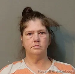 Mugshot of KIMBERLY DIANN STOUT booked in Franklin County, Texas on June 26, 2026