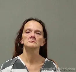 Mugshot of PEGGY LEE HUFFMAN booked in Franklin County, Texas on June 30, 2026